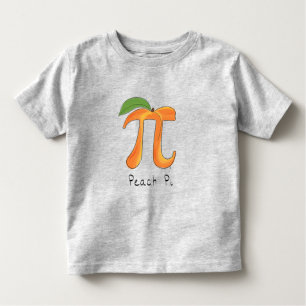 Peach Pi mignonne Math Pi Day T-Shirt pour enfant