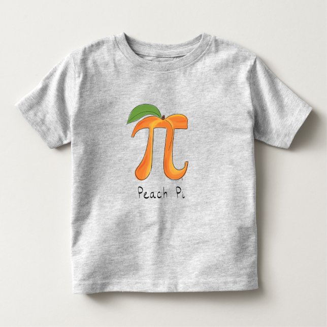 Peach Pi mignonne Math Pi Day T-Shirt pour enfant (Devant)