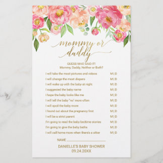 Peach & Pink Peony Flower Word Scramble Jeu