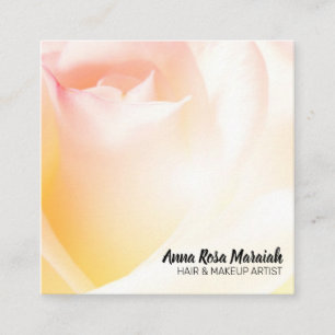 *~* Peach Rose Carte de visite rose