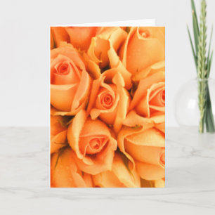 Peach Rose Note Cartes