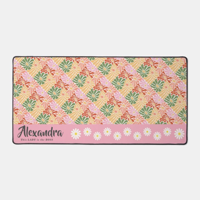 Peach rose Super Floral Abstrait (Recto)