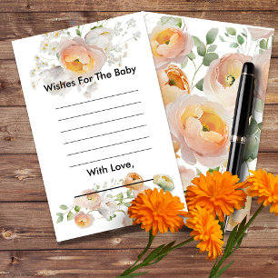 Peach Tulip Blooms Souhaits Pour Le Baby shower