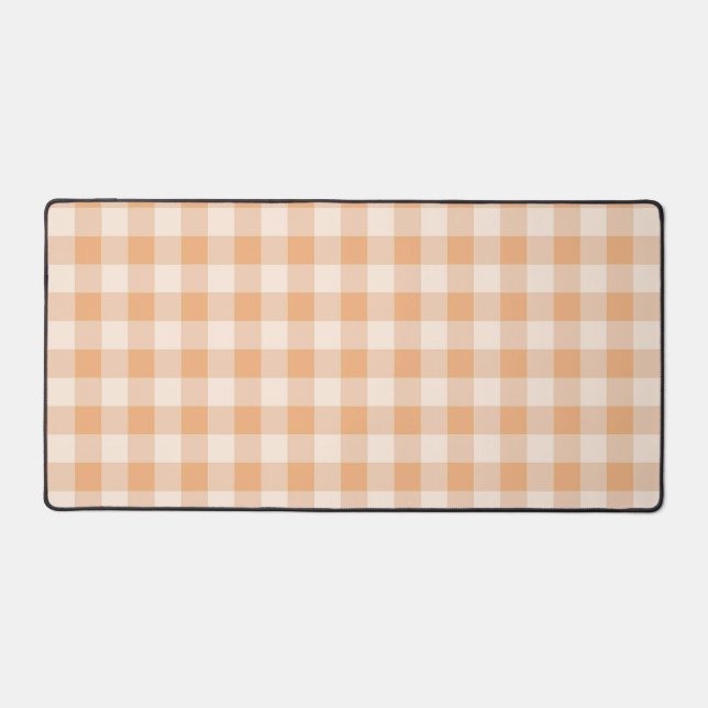 Peach White À damiers En vichy Motif (Recto)