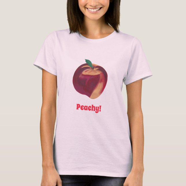 Peachy Peach Painting Tshirts (Devant)