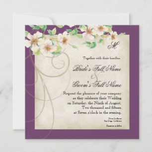 Peacock Bird Cage - Faire-part de mariage