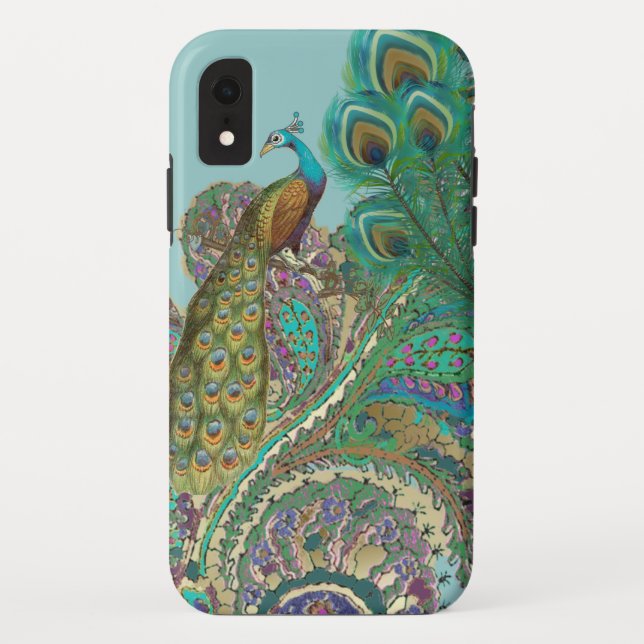 Peacock Birdcage Damask Coque iTouch (Dos)