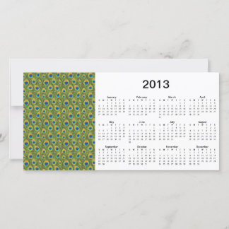 Peacock Feathers 2013 Calendar Carte photo