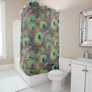 Peacock Feathers Douche rideau