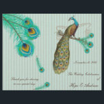 Peacock Feathers Programme de mariage 2<br><div class="desc">voir plus vintage paon oiseau Peacock Wedding Invitations Vintage Art nouveau Peacock Bird Parade Mariage -voir plus Vintage Bird Products Vintage Paisley Peacock Colors ou Fuchsia and Lime Paisley Faire-part de mariage -Paisley Peacock Colours Wedding Invitations, RSVP, Save the Date and Direction or Reception Cards. Cartes RSVP et Place RSVP...</div>