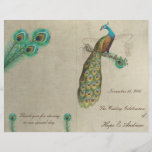 Peacock Feathers Wedding Programme 3<br><div class="desc">voir plus vintages produits d'oiseaux paons voir plus vintages produits d'oiseaux Peacock Wedding Invitations Vintage Paisley Peacock Colors or Fuchsia and Lime Paisley Faire-part de mariage -Paisley Peacock Colours Wedding Invitations, RSVP, Save the Date and Direction or Reception Cards. Cartes RSVP & Place Cartes RSVP & Place Cartes Mariages d'oiseaux...</div>