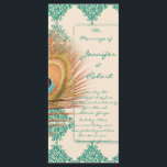 Peacock Feed on Turquoise marocain Tile Programme<br><div class="desc">Ce magnifique et élégant design appelé Peacock Feather sur Turquoise marocain Carrelage Mariage, dispose d'une plume paon en or contre un arrière - plan crème. Le cadre de cet ensemble est un motif composé de tuiles triangles marocaines turquoises. Les tuiles sont faites avec un motif de défilement.Cet ensemble a des...</div>
