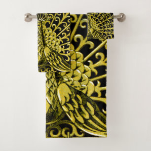 Peacock Gold Art Nouveau