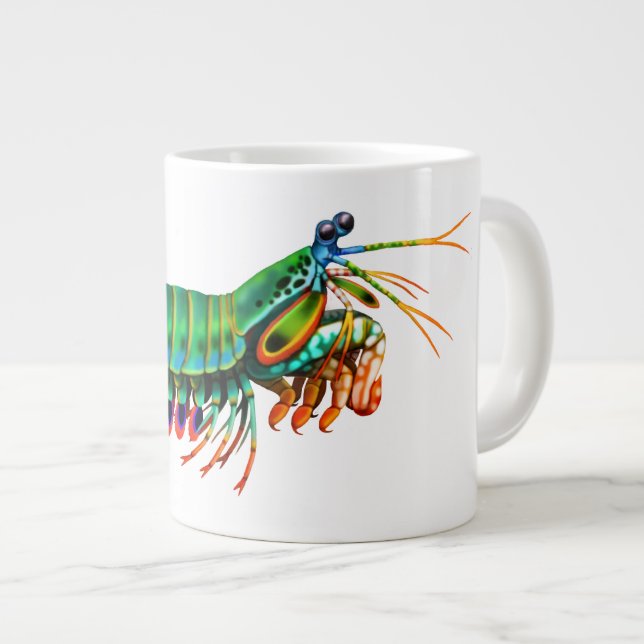 Peacock Mantis Shrimp Reef Animal Specialty Mug (Devant droit)