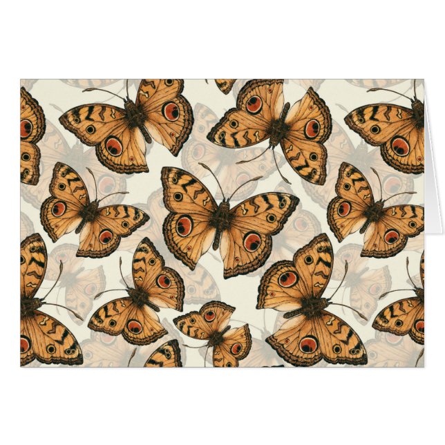 Peacock pansy butterfly pattern (Devant horizontal)