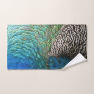 Peacock Plumes I Colorful Abstrait Nature Design