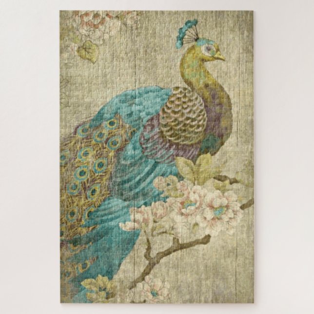 Peacock - Puzzle (Vertical)