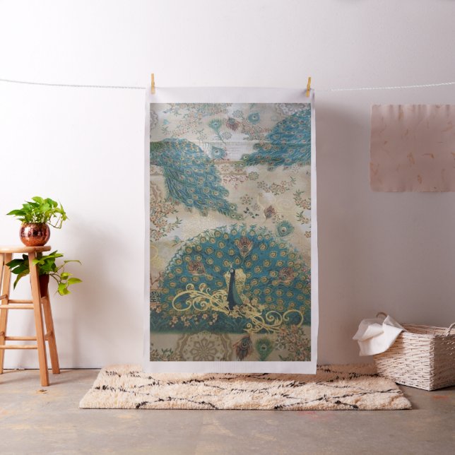 Peacock vintage - Tissu (In Situ)