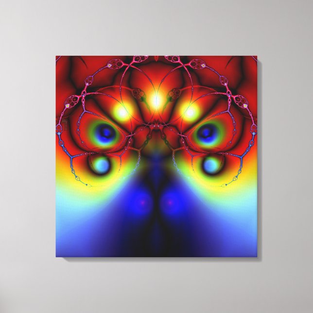 Peacocking de l'ombre Toile enveloppée (Recto)