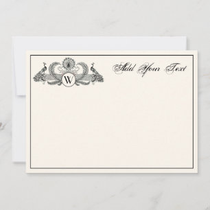 Peacocks vintages Monogram Ivory BG