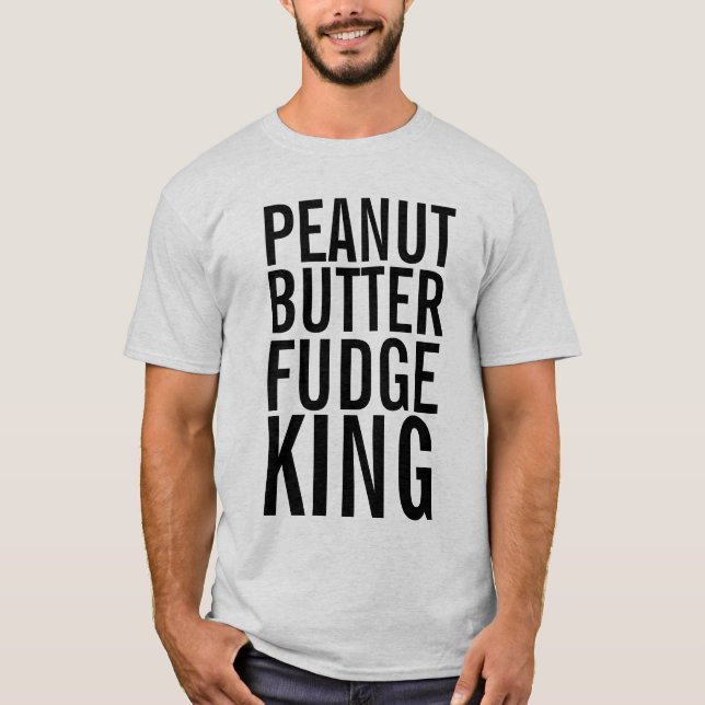PEANUT BEURRE FUDGE KING T-SHIRTS MENS (Devant)