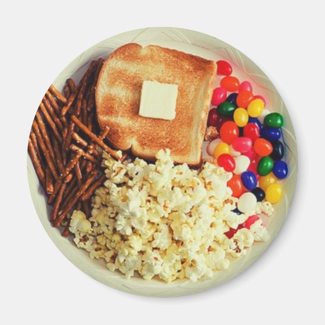 Peanuts Charlie Brown Thanksgiving Repas Magnet (Devant)