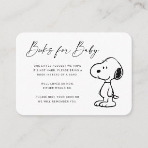 Peanuts Snoopy - Livres pour Baby Invitation