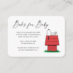 Peanuts Snoopy - Livres pour Baby Invitation