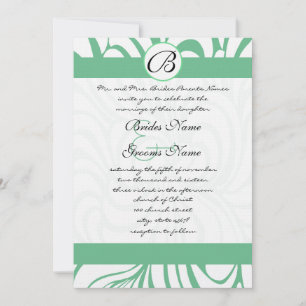 PeaPod Green tourne des invitations de mariage