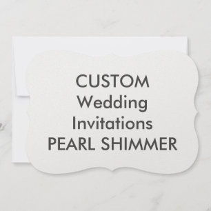 PEARL 110lb 7" x 5" Embrassage mariage invitations