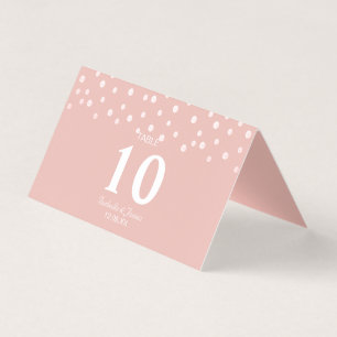 Pearl Confetti sur Mariage or Rose