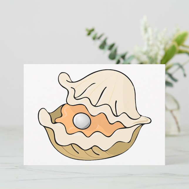 Pearl dans une invitation à huîtres (Créateur téléchargé)
