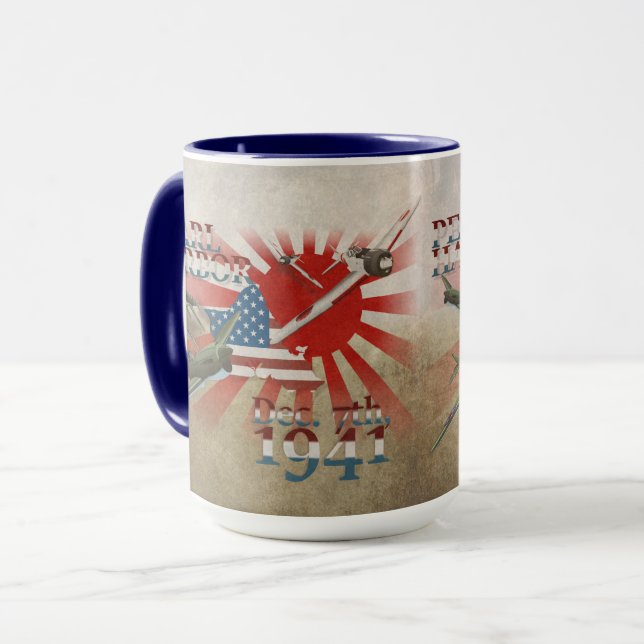 Pearl Harbor 7 décembre 1941 Tasse (Devant gauche)
