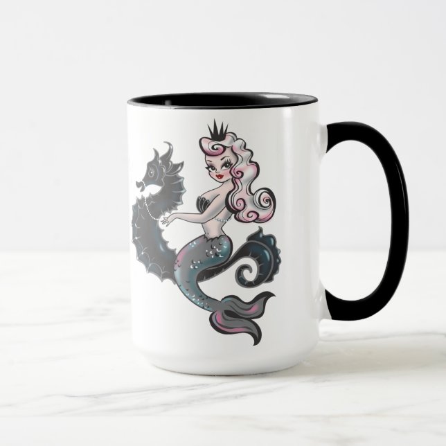 Pearla Mermaid Mug par Fluff (Droite)