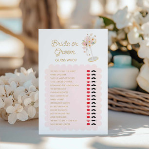 Pearls et Prosecco marié ou jeu de douche de chamb