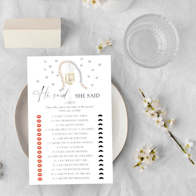 Pearls & Prosecco - Il a dit qu'elle a dit douches (Créateur téléchargé)