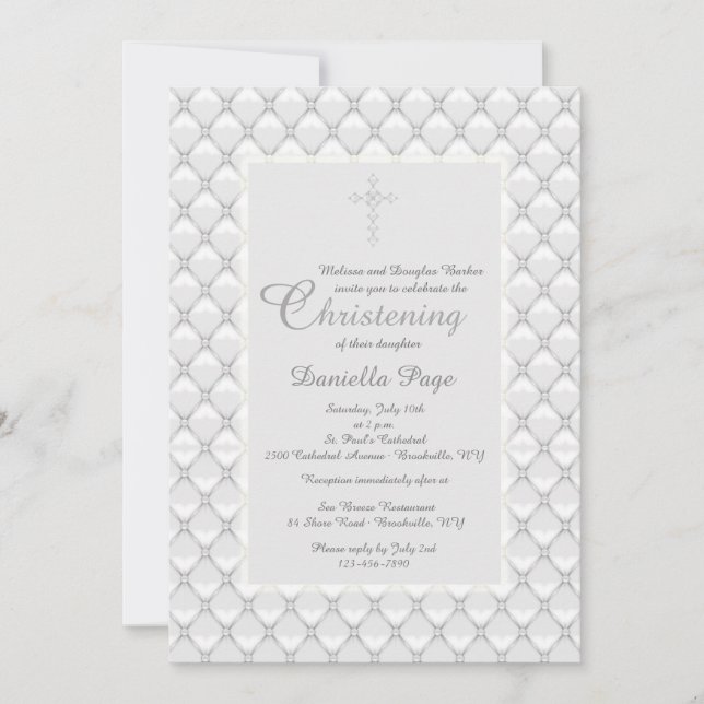 Pearly White Invitation (Devant)