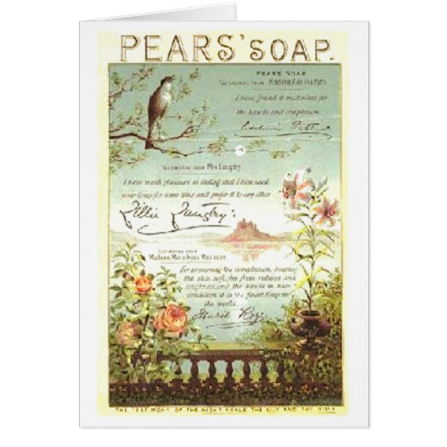 Pears Soap Nature Ad (Devant)