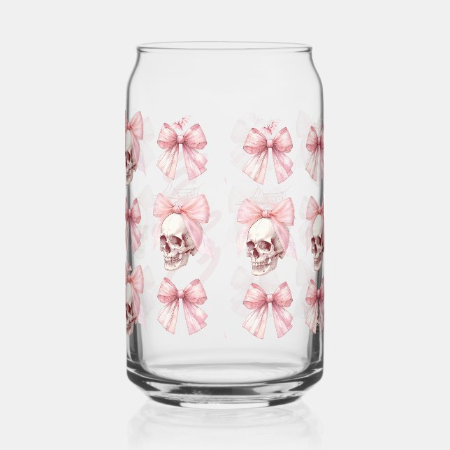 Peau Bow rose Halloween Verre Can Boire (Droite)