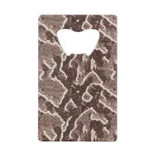 Peau de serpent Brown foncée