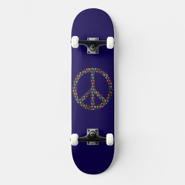 Peaux de paix conception de skateboard (Recto)