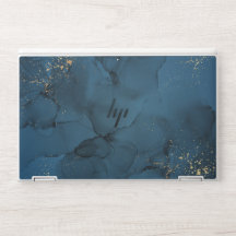 Peaux d'ordinateur portable noir Marbel Hp, HP Eli