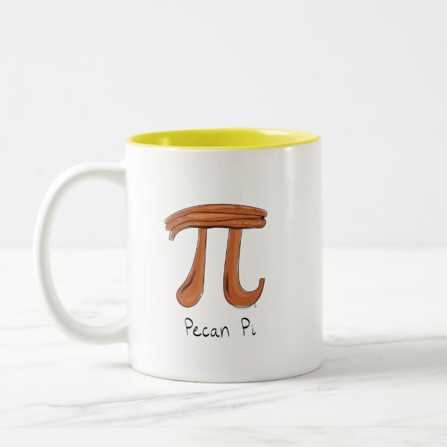 Pecan Pi Cute Math Pi Day Café Mug (Gauche)