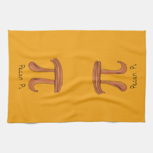 Pecan Pi Cute Math Pi Day Pie Cuisine Serviette de