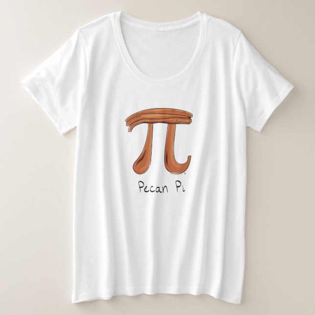 Pecan Pi Cute Math Pi Day, T-shirt Femme Plus Tail (Design devant)