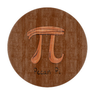 Pecan Pi Cute Math Pi Jour Pie Planche à découper