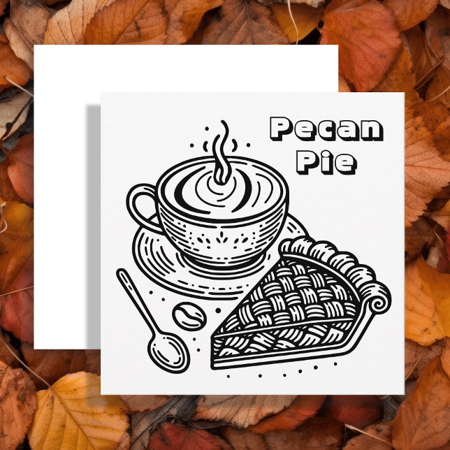 Pecan Pie et Café | Couleur (Créateur téléchargé)