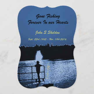 Pêche à jamais dans nos coeurs, carte commémorativ