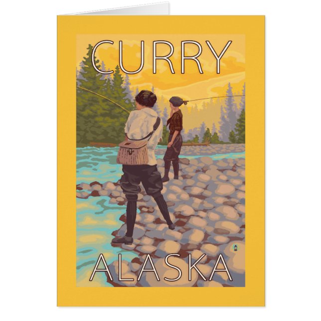 Pêche à la mouche - Curry, Alaska (Devant)