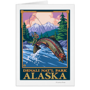 Pêche à la mouche - Parc national Denali, Alaska